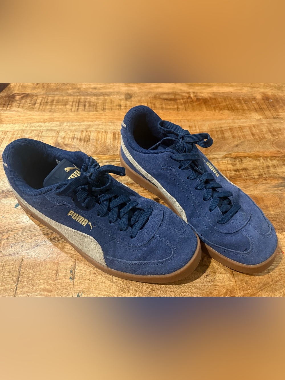 PUMA Club II Era Suede Persian Blue Gum Sneakers Men’s 8